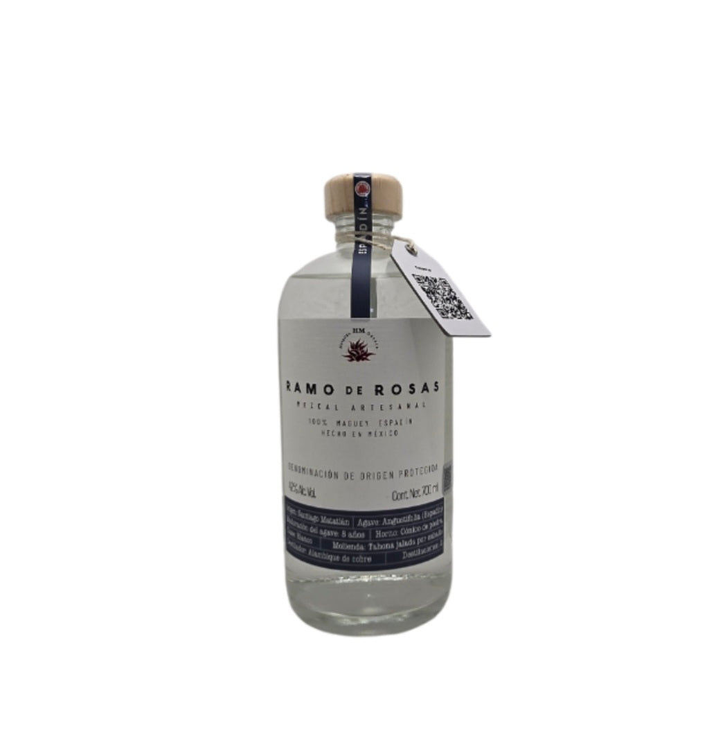Mescal ramo de rosas 70 cl